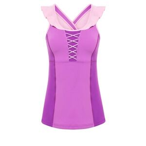 Crowned Athletics Golden Dreamer Princess Athletic Tank Top - Size Small